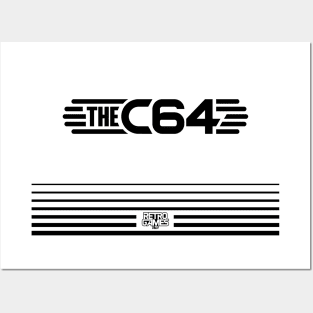 THEC64 (Black Logo) Posters and Art